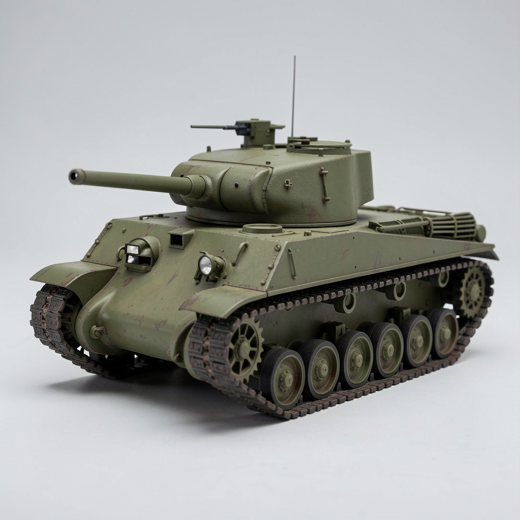 Academy M4A3 Sherman tank modeli 1:35 fotobaskılı dekor ve metal tel dahil 300 parça üzeri ileri seviye