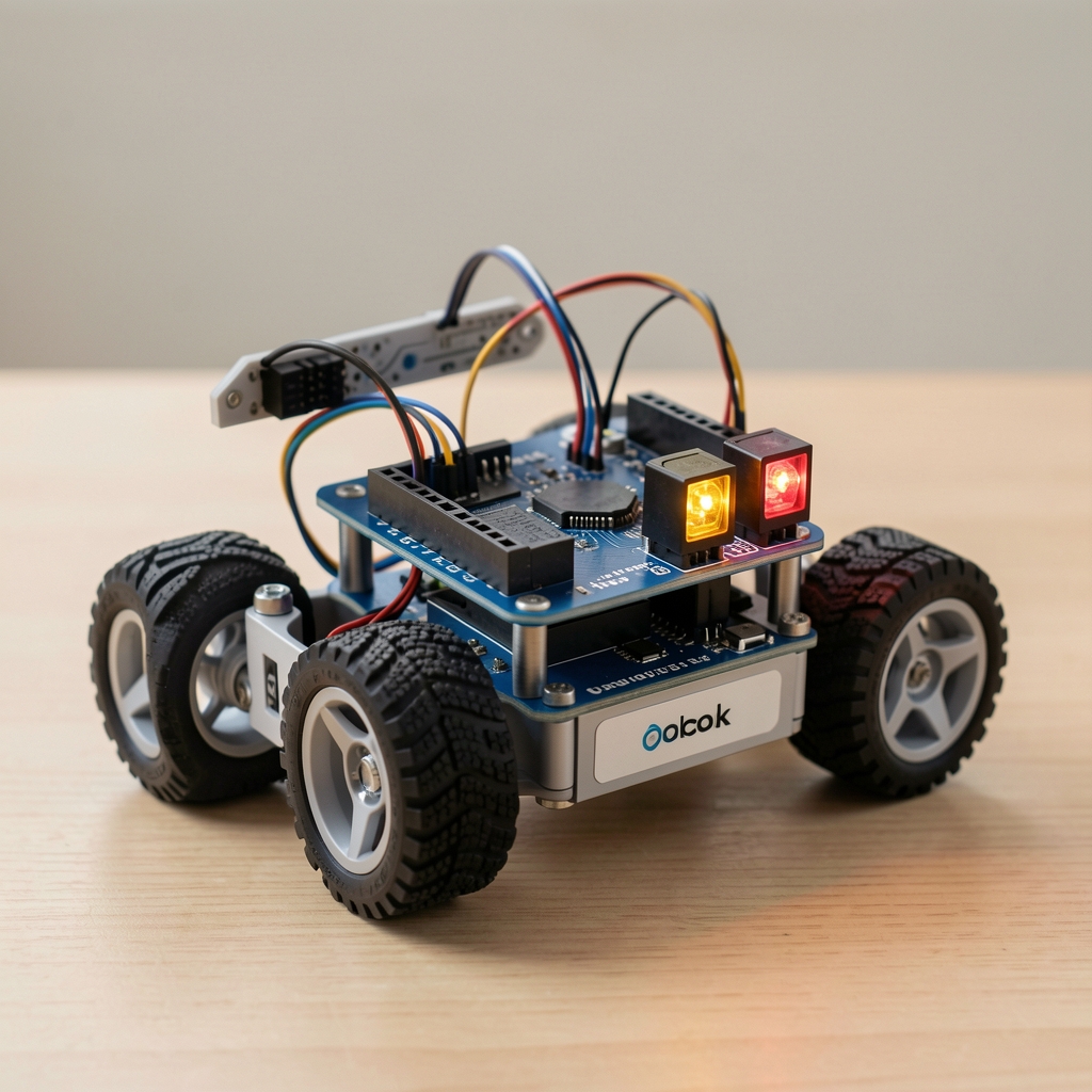Makeblock mBot2 programlanabilir robot kiti Scratch ve Python uyumlu Arduino tabanlı LED sensörler ile birlikte