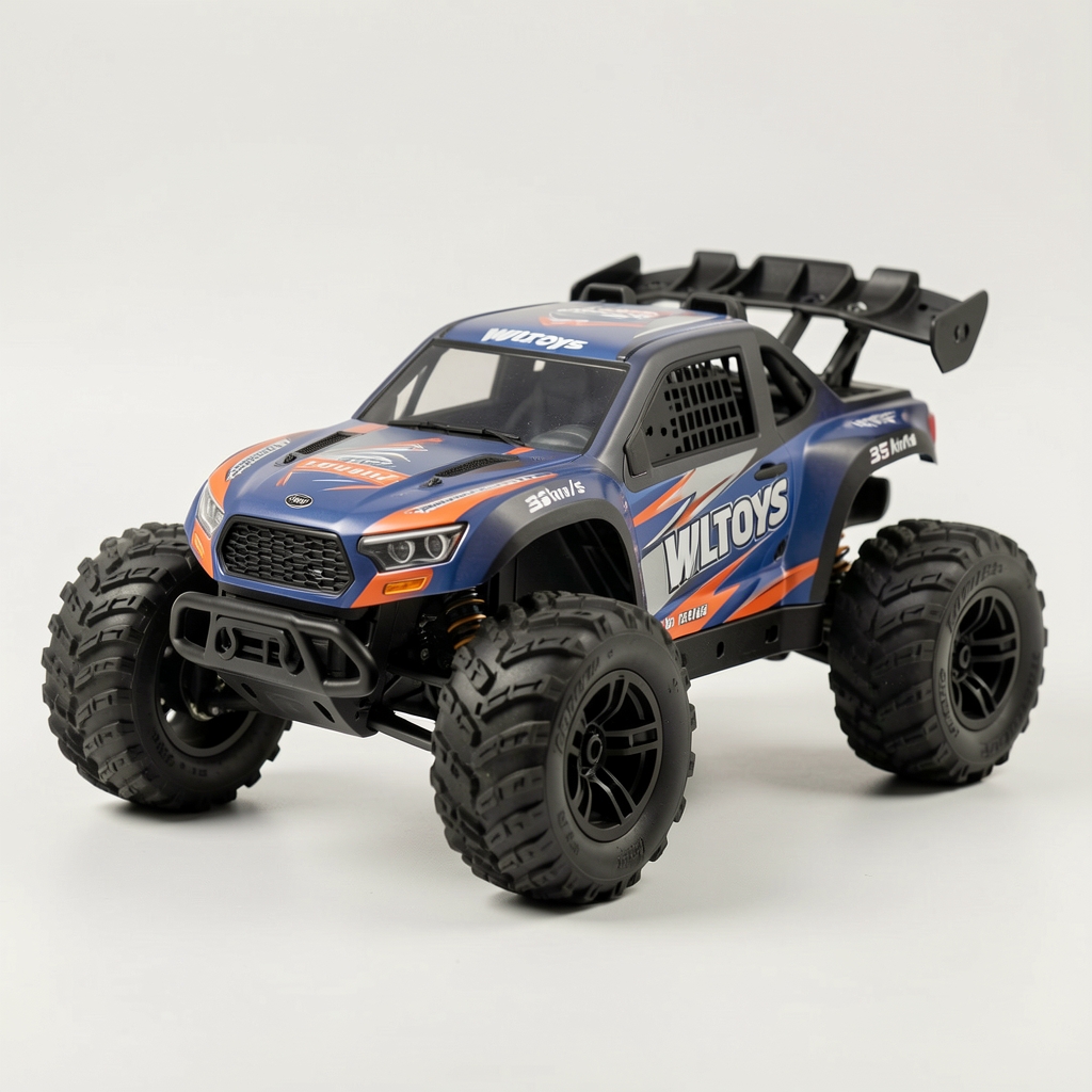 Wltoys başlangıç RC araba 35 km/s 1:18 ölçek 4WD çocuk hediyesi şarjlı pil uzaktan kumanda 6 yaş üzeri