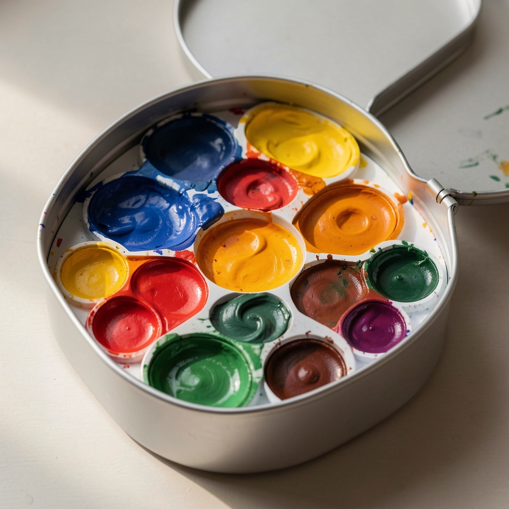 Profesyonel suluboya seti 36 renk, Winsor Newton kalitesinde alüminyum kutu içinde artistik suluboya boya